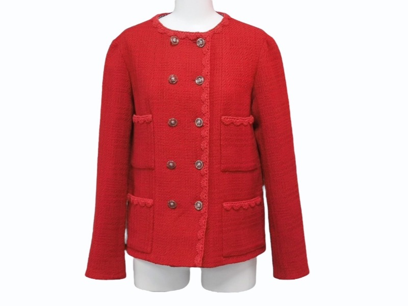 楽天市場】極美品 CHANEL シャネル ツイード ジャケット マルチ