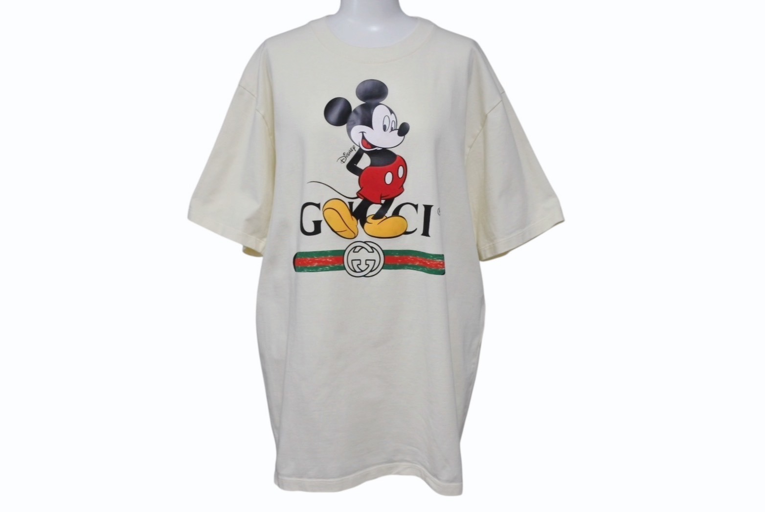 グッチ 半袖Tシャツ ×ディズニー ドナルド レディース SIZE M (M) GUCCI 中古 GUCCI】グッチ『ディズニー ドナルドダック ロゴ 半袖Tシャツ
