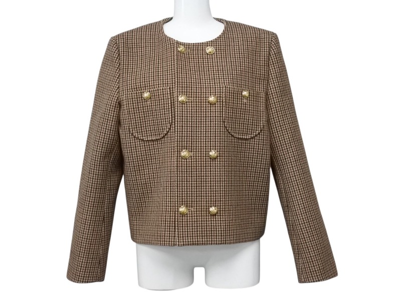 楽天市場】CELINE セリーヌ ジャケット サイズ:44 20AW ショルダー