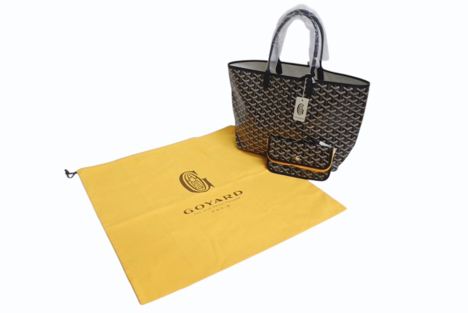 ゴヤール サンルイPM ブラック&ナチュラル 楽天市場】GOYARD サン・ルイ PM トートバッグ ブラック