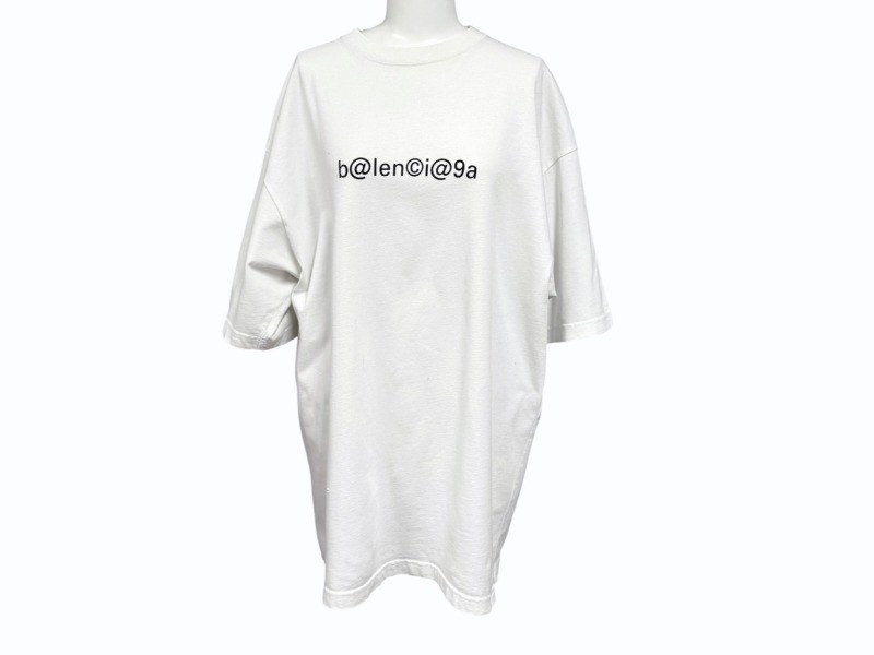 【25AW】BALENCIAGA BACK DOUBLE コットン Tシャツ ロゴ 半袖 25AW】BALENCIAGA BACK DOUBLE コットン Tシャツ ロゴ 半袖 24SS
