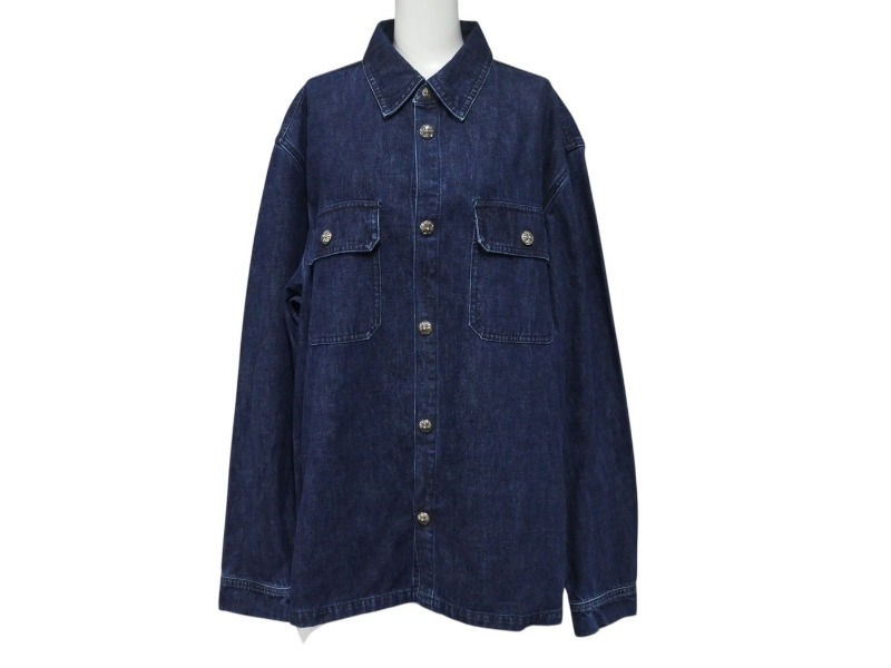 【極美品】Name. FLAGSTUFF 21ssデニムシャツ(Size: 3) セットアップ対応】デニムシャツ（81032507） | R-ISM