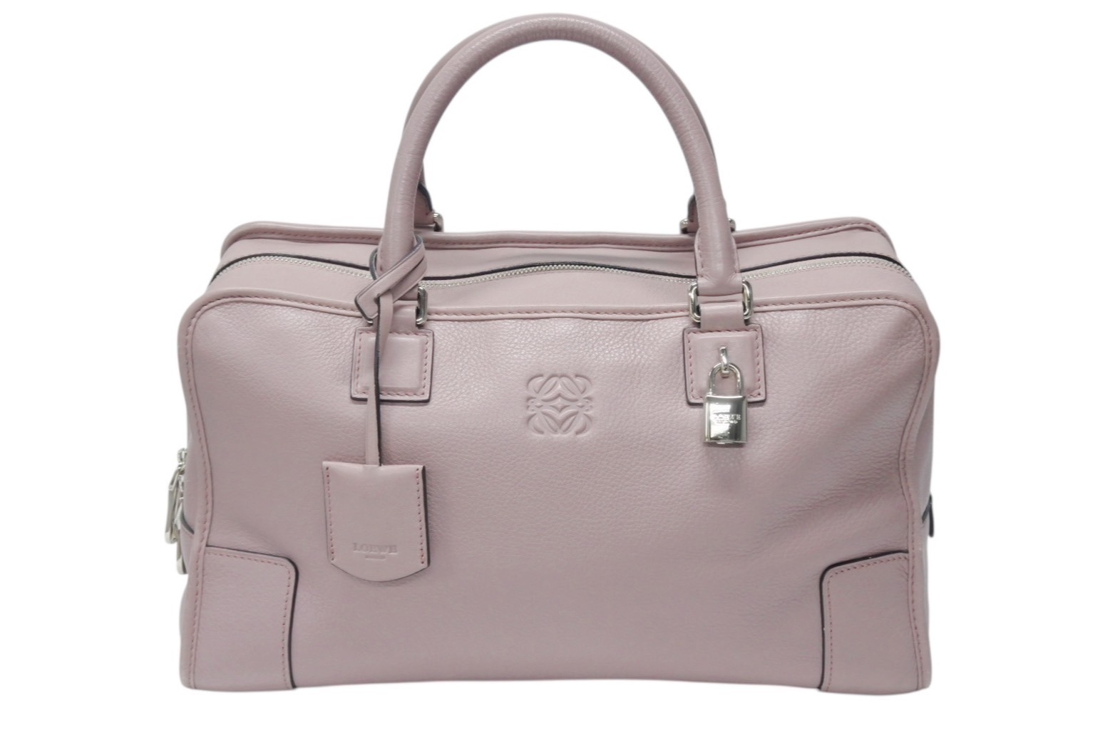 美品　限定商品LOEWE ロエベ アマソナ36 サーモンピンク ウシ型チャーム 楽天市場】【バッグ】LOEWE ロエベ アマソナ36 リミテッド