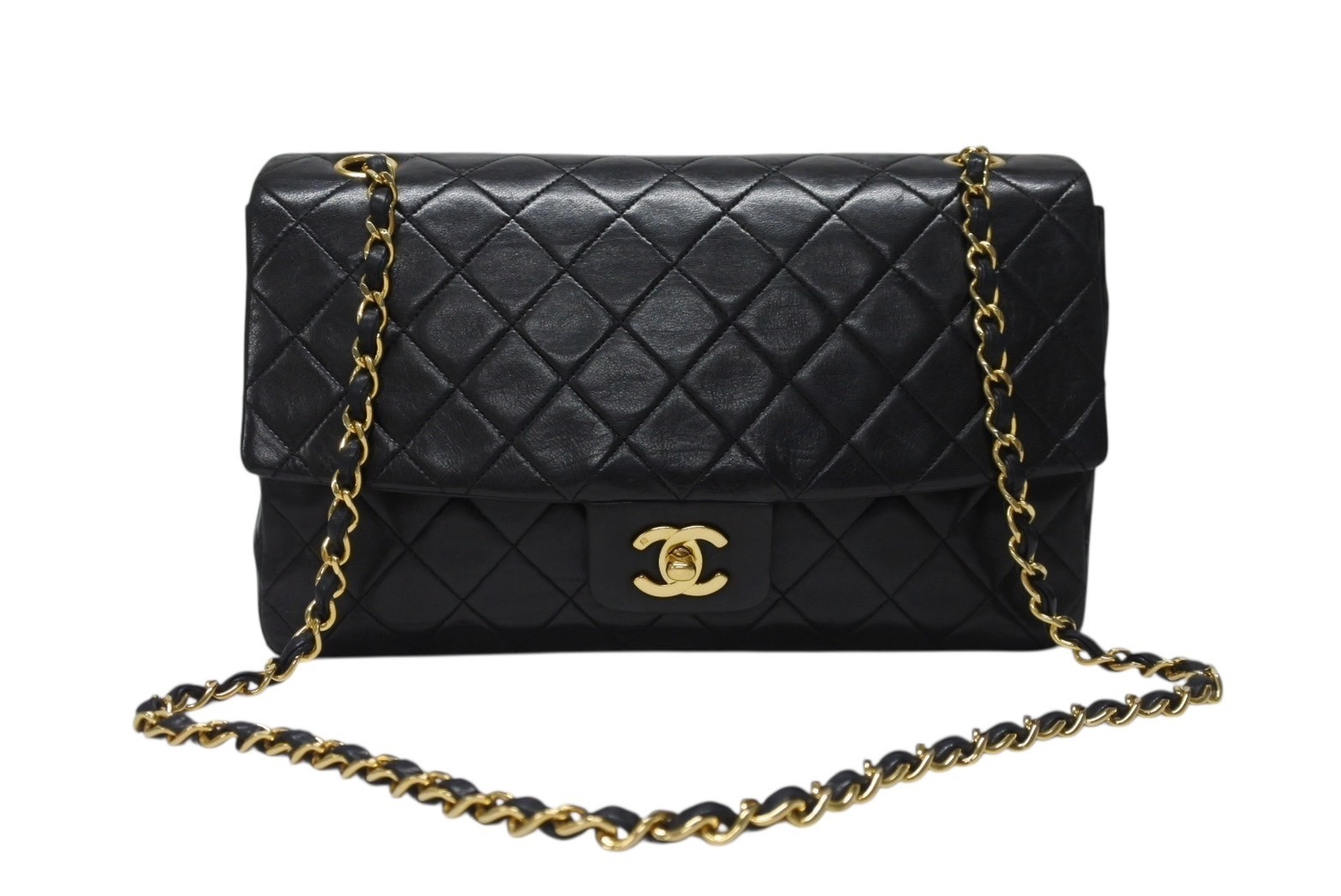【25S/爽やか♪】CHANEL ミニクラシックハンドバッグ マトラッセ CHANEL】シャネル『マトラッセ クラシック ハンドバッグ25