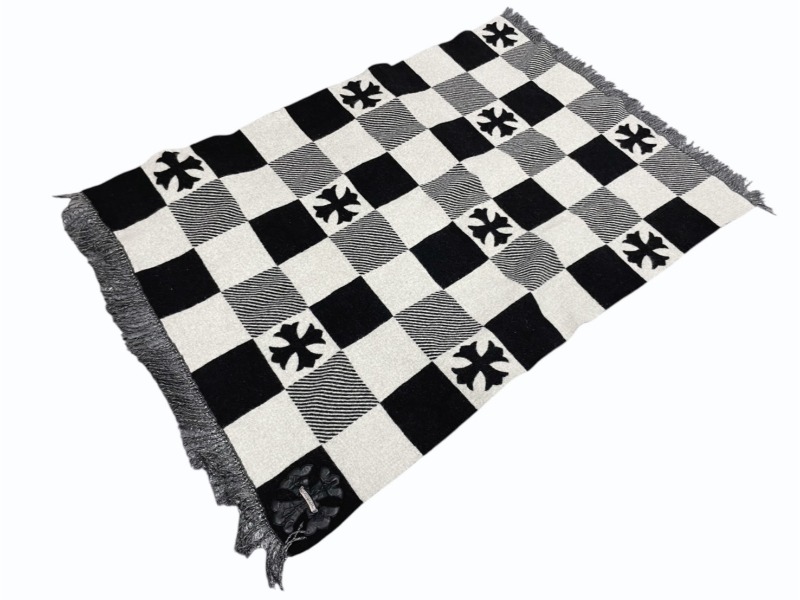 楽天市場】クロムハーツ FRINGED THROW ブランケット カシミア