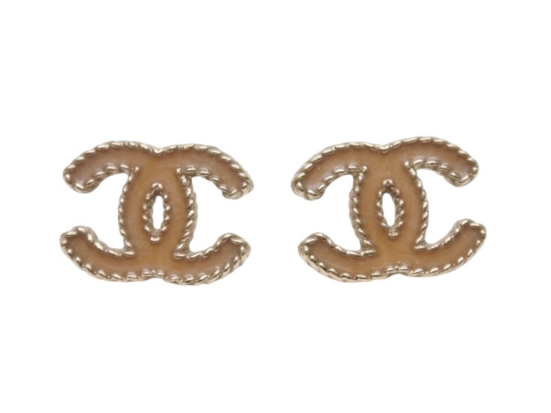 楽天市場】美品 シャネル ココマーク ピアス ライオン ゴールドカラー