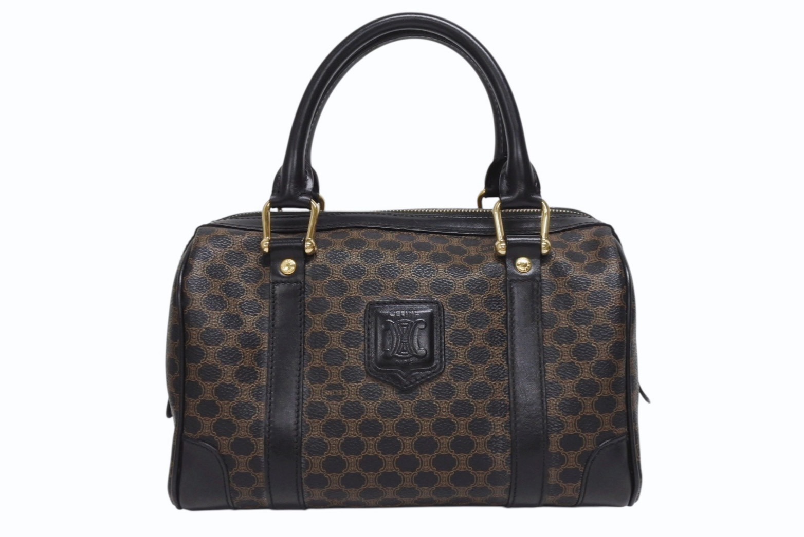 楽天市場】CELINE【セリーヌ】M95 マカダム柄 ハンドバッグ