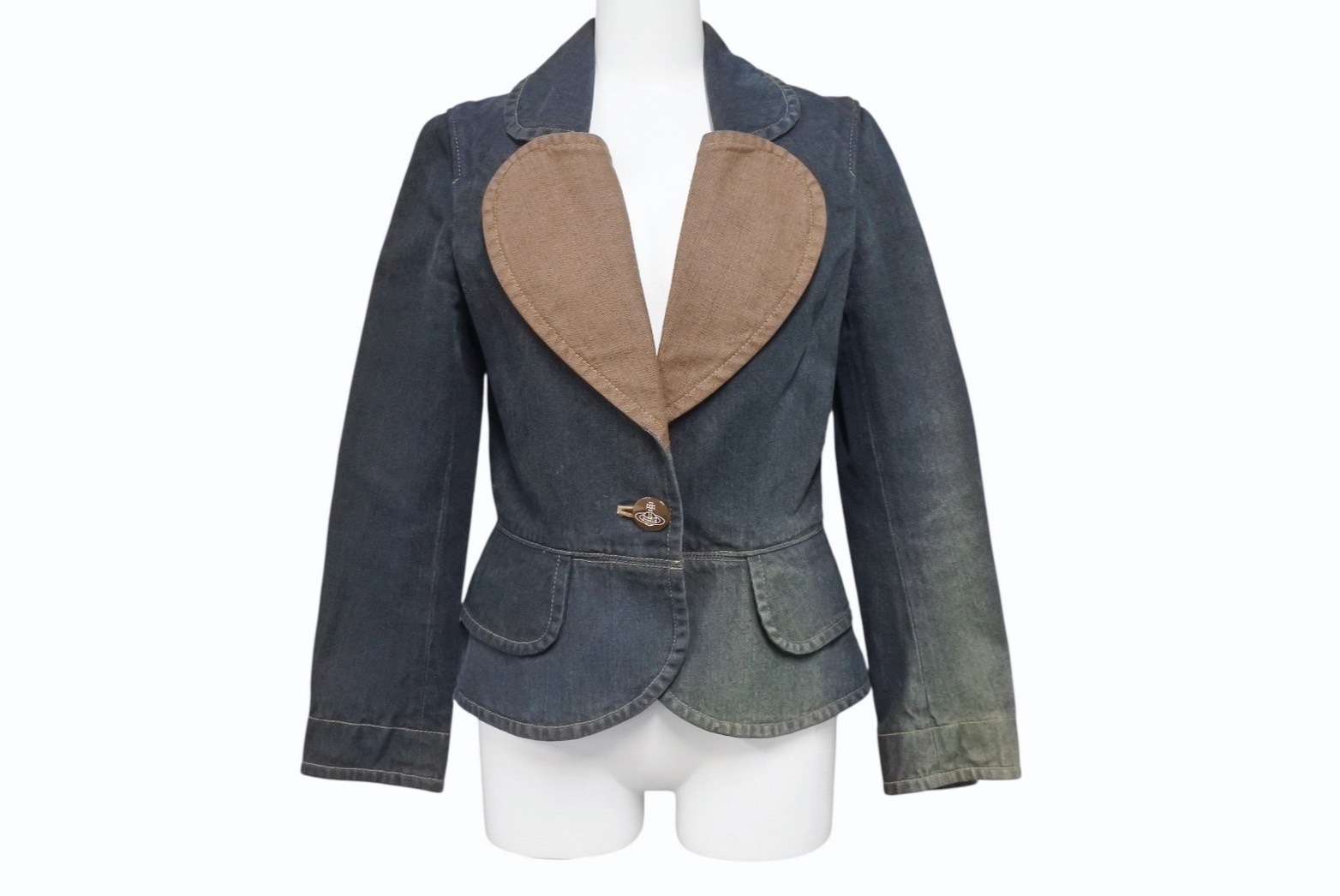 激レア　ヴィヴィアン　ハリスツイード　ラブ襟　ベロアオンブレコート　オーブボタン 楽天市場】【中古】 Vivienne Westwood RED LABEL / ハリス