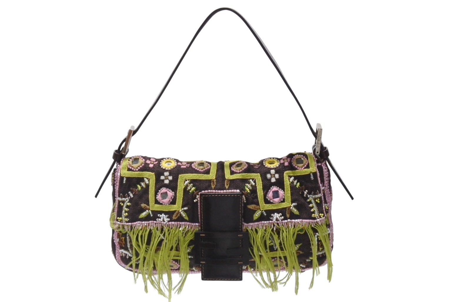 FENDI ビーズハンドバッグ 楽天市場】美品 フェンディ FENDI マンマバケット ビーズ