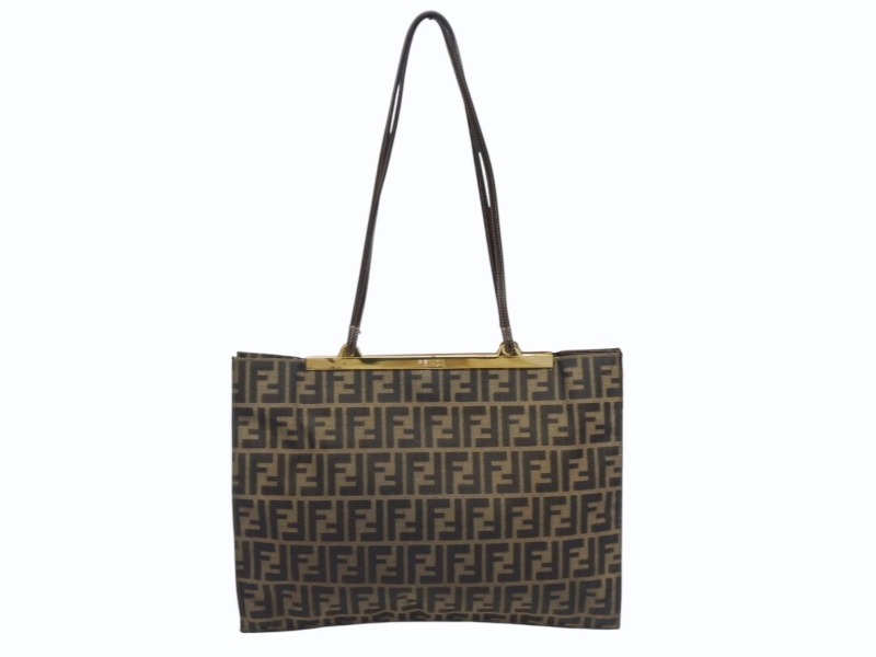 楽天市場】□極美品□ FENDI フェンディ ズッカ柄 ナイロンキャンバス