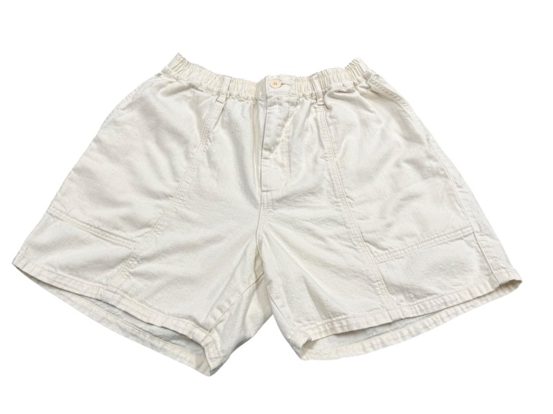 Softhypen ソフトハイフン ショーツ ハーフパンツ MGMFP251304 JAPAN製 コットン アイボリー 美品 中古 4b006101｜Warashibe_Casanova