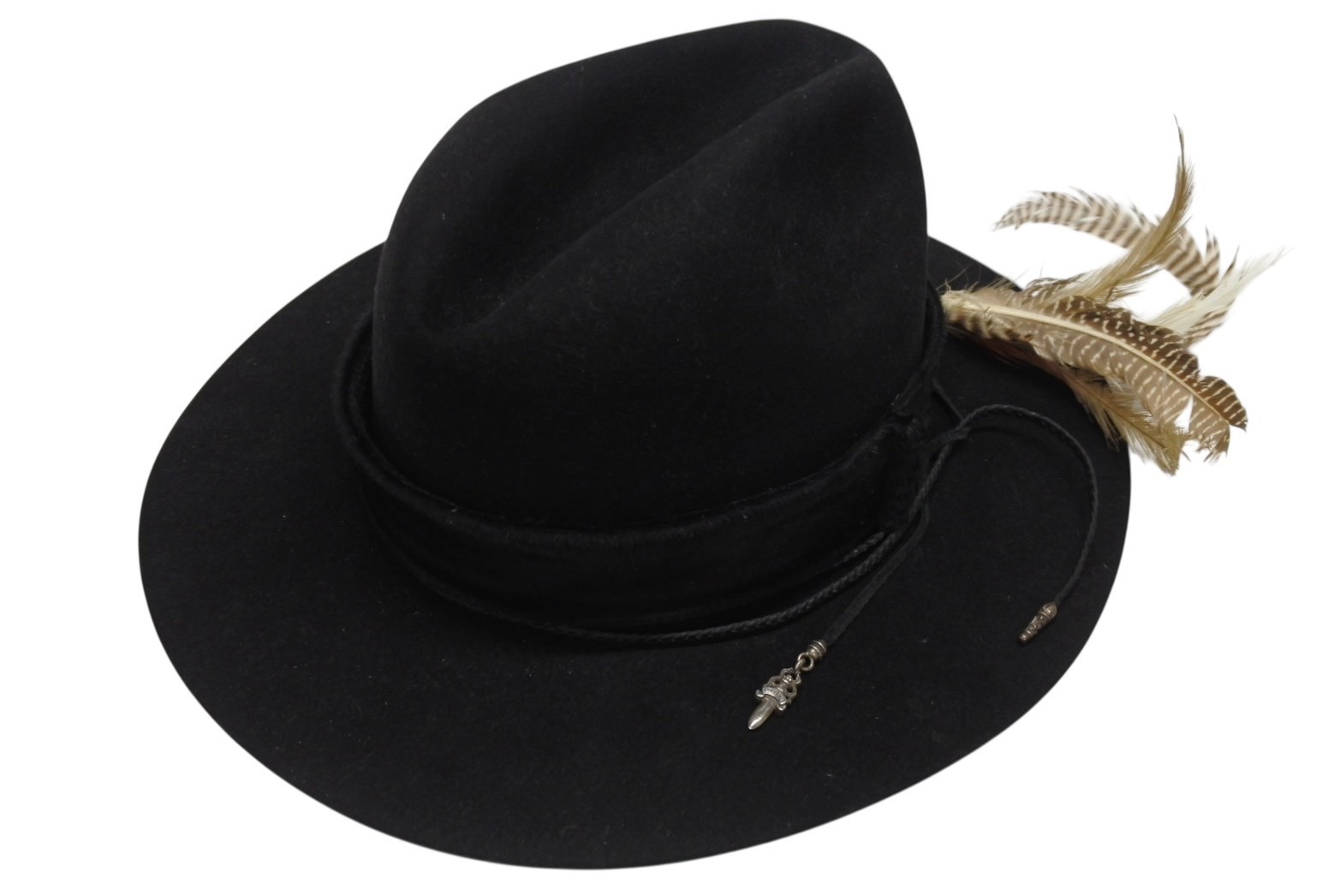 楽天市場】【中古】 CHROME HEARTS クロムハーツ フェドラ ハット