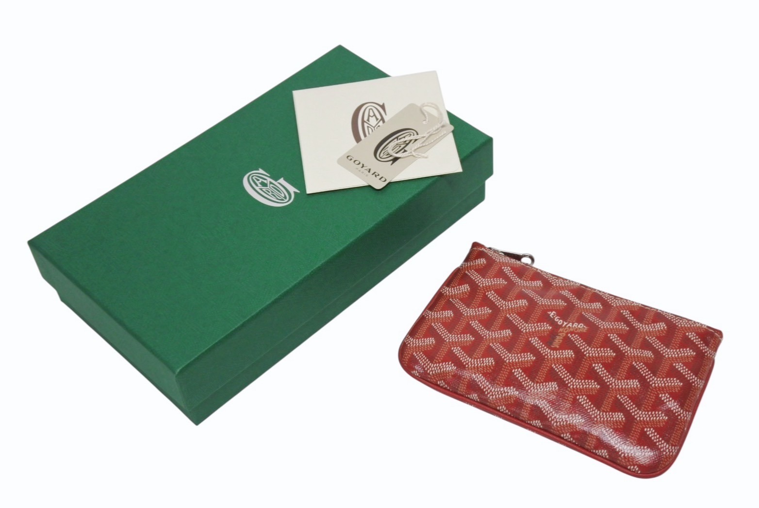 mini★GOYARD ゴヤール セナ ミニ ポーチ 小物入れ 新品未使用 GOYARD】ゴヤール セナ ミニ ポーチ ブルー