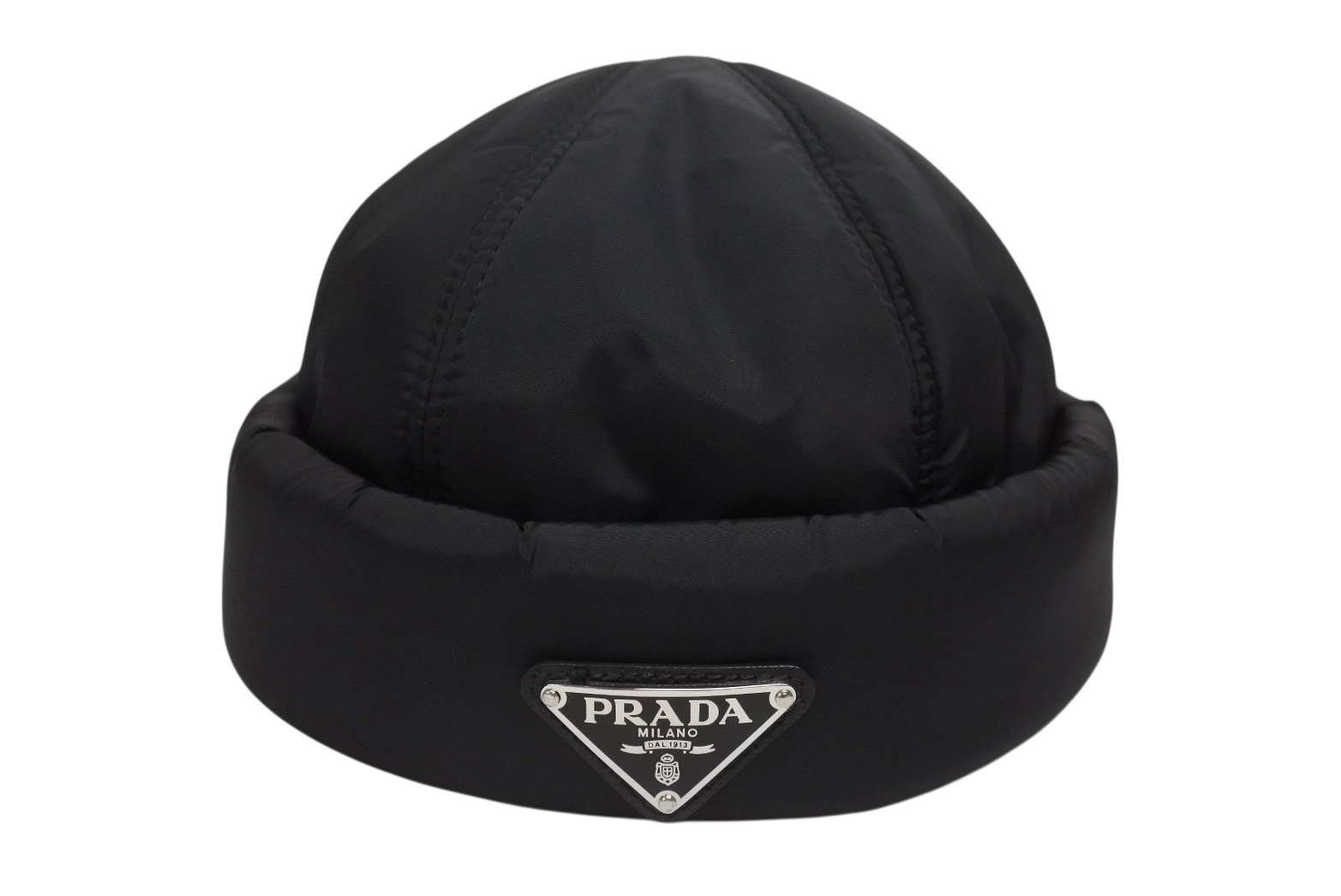 楽天市場】PRADA プラダ ニット帽 2HC426 3IM メンズ トライアングル