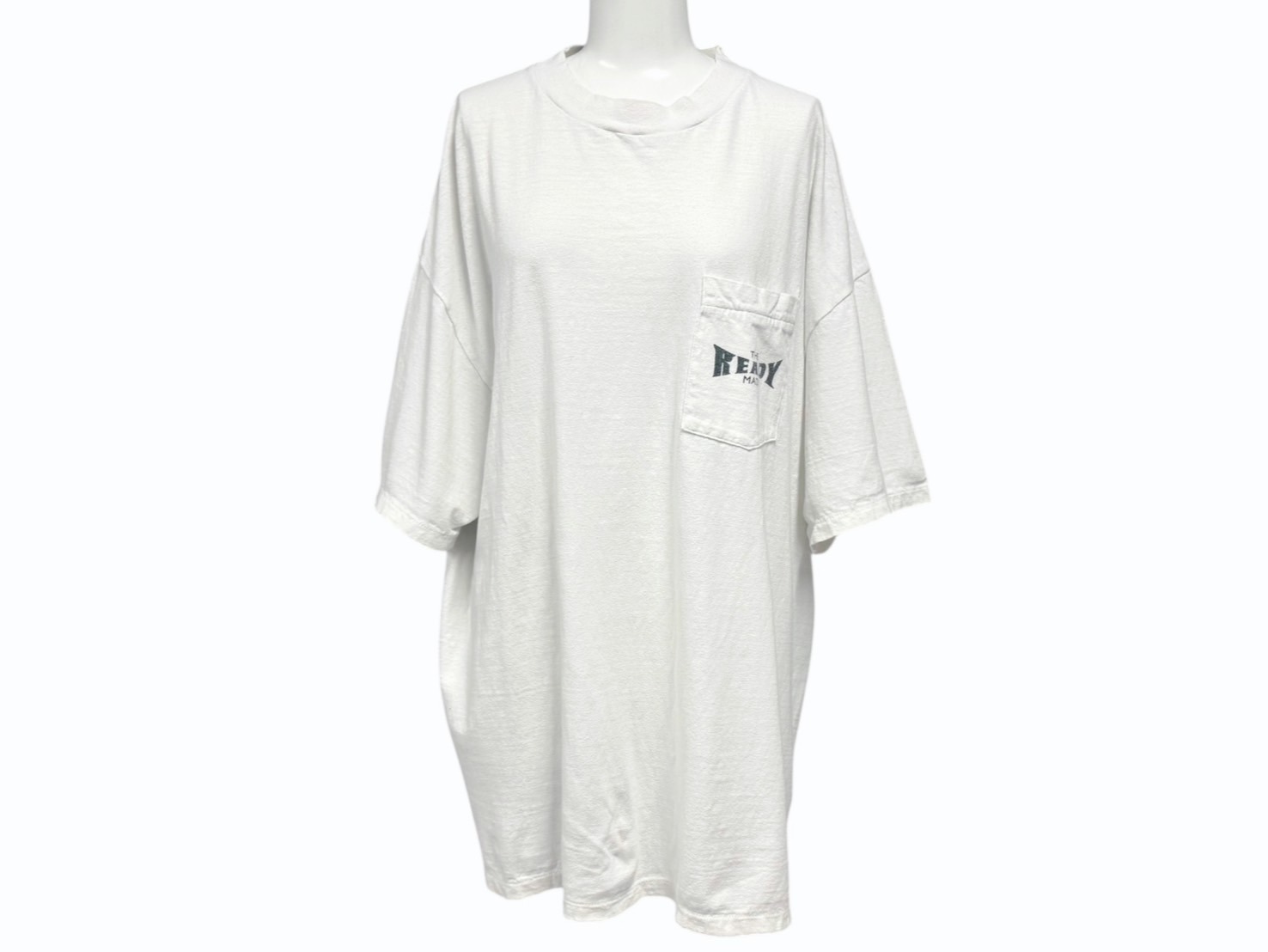 READY MADE レディメイド 24SS 半袖 ポケットTシャツ ロゴプリント RE-CO-WH-00-00-277 ホワイト サイズXL 美品 中古 4b006722 15,620円