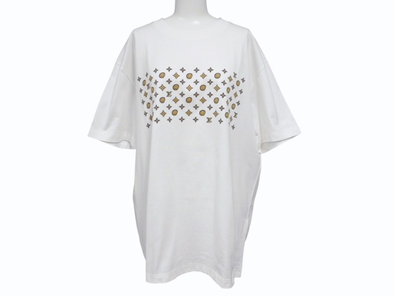 【新品未使用】LOUIS VUITTON Tシャツ　箱付き ルイヴィトン】 エンボスLV Tシャツ embosse (Louis Vuitton/T