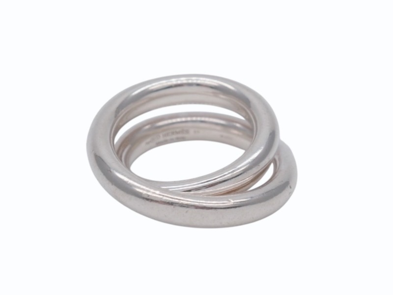 HERMES エルメス Vertige Ring ヴェルティージュ リング 指輪 重量約16.0g サイズ51 11号 Ag925刻印 シルバー925 美品 中古 4b006935 60,500円
