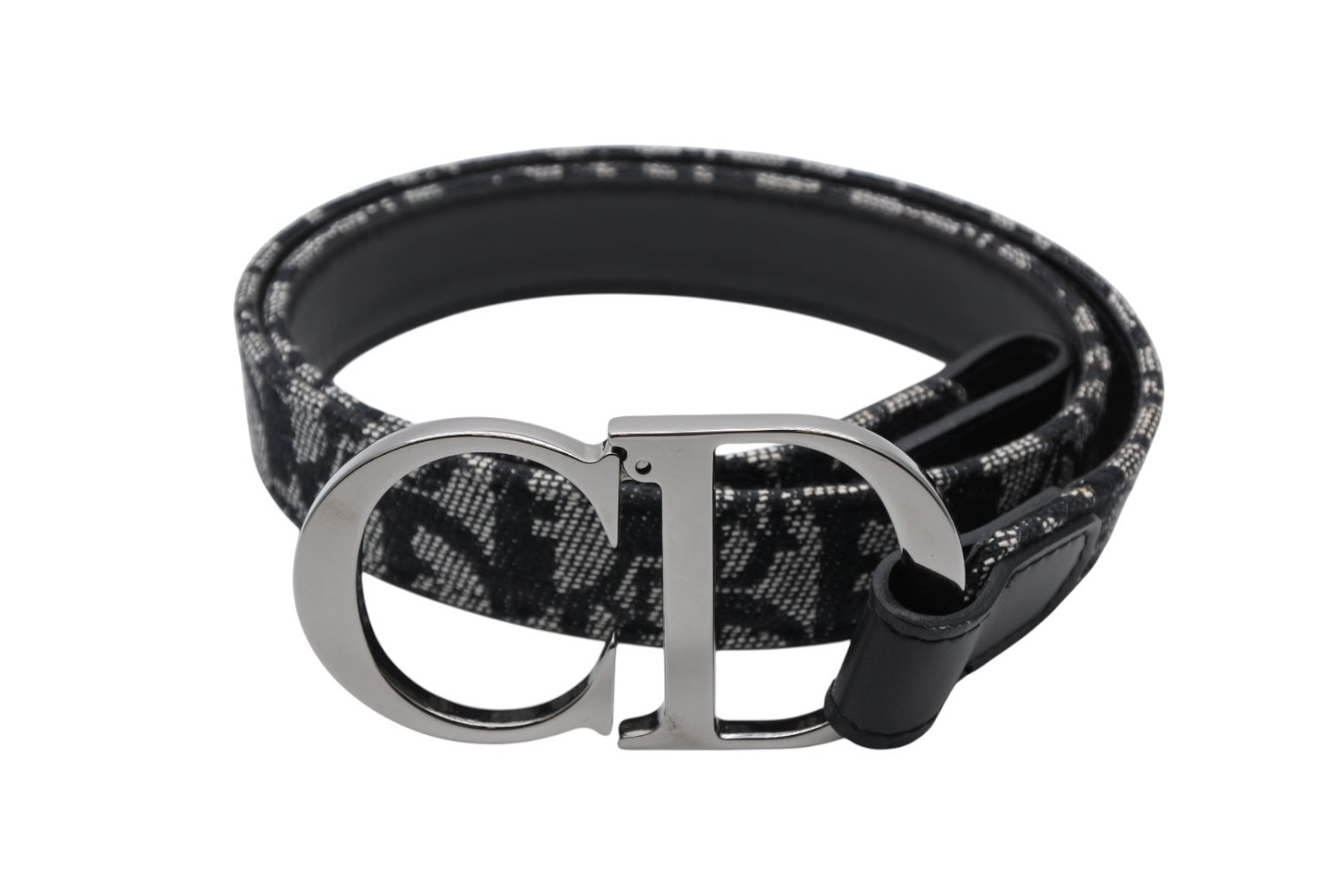 楽天市場】美品 Christian Dior ディオール ベルト ネイビー エン