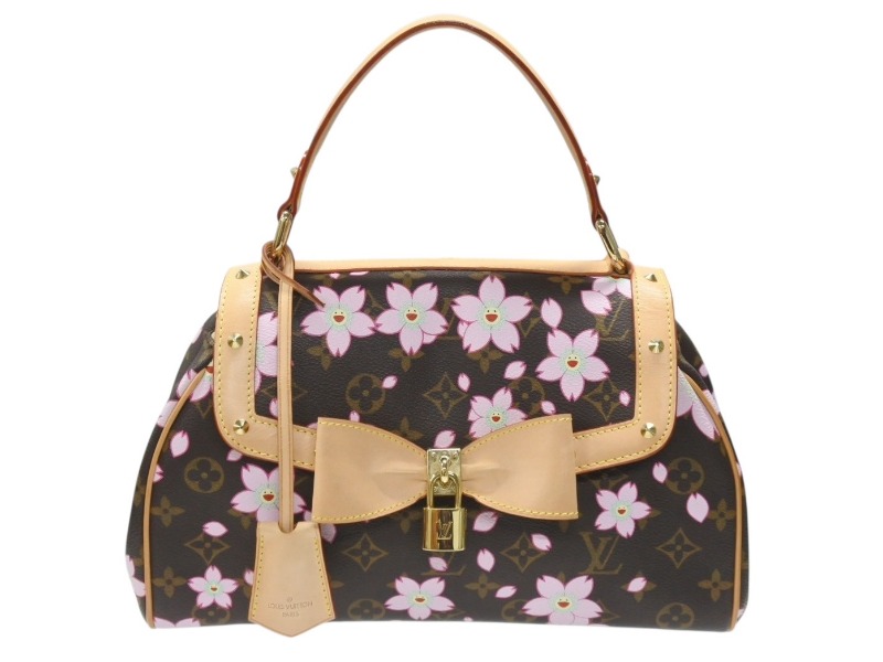 【美品】LOUIS VUITTON パラプリュイ モノグラム チェリーブロッサム ルイ·ヴィトン】「LOUIS VUITTON × MURAKAMI」の第2章「チェリー