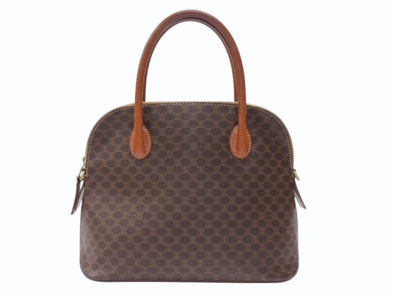 楽天市場】【バッグ】CELINE セリーヌ マカダム柄 ハンドバッグ PVC