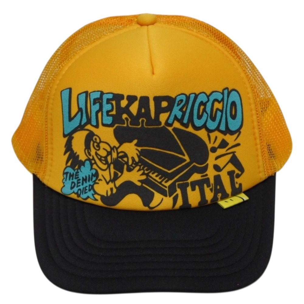 新品未使用 KAPITAL キャピタル LIFE KAPRICCIO ライフカプリッチョ トラッカーキャップ K2505XH535 ワンサイズ メッシュ 中古 4b007560｜Warashibe_Casanova