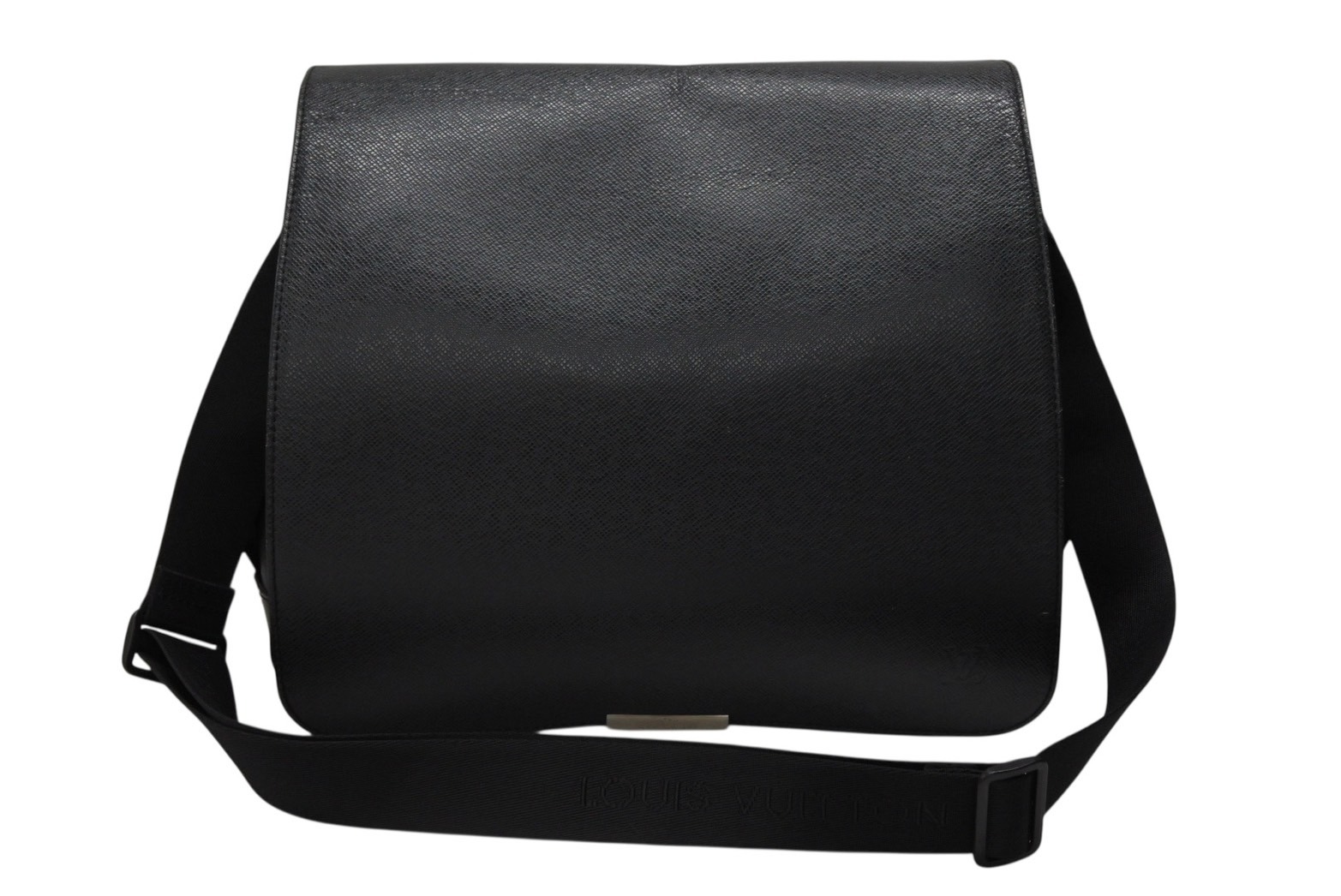 ［美品］ルイヴィトン タイガ ヴィクトール ショルダーバッグ　ブラック　レザー LOUIS VUITTON(ルイヴィトン) タイガ ヴィクトール ショルダー