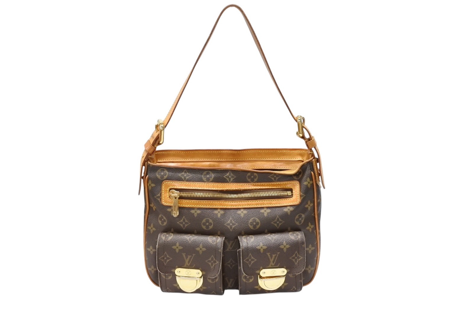 LOUIS VUITTON モノグラム ハドソンGM M40045 楽天市場】【中古】LOUIS VUITTON（ルイ・ヴィトン） M40045 ハドソン