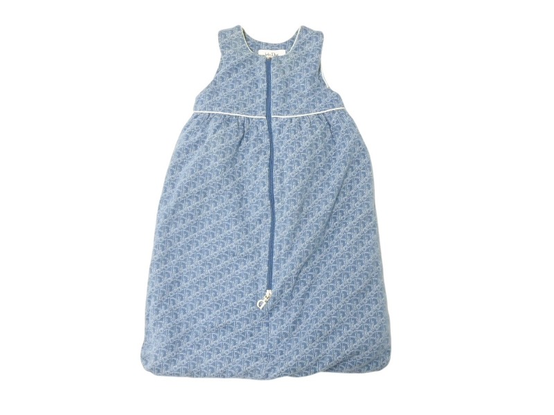 Christian Dior クリスチャンディオール Baby Dior ベイビー用品 baby sleeping back 寝袋 ブルー 美品 中古 4b007956
