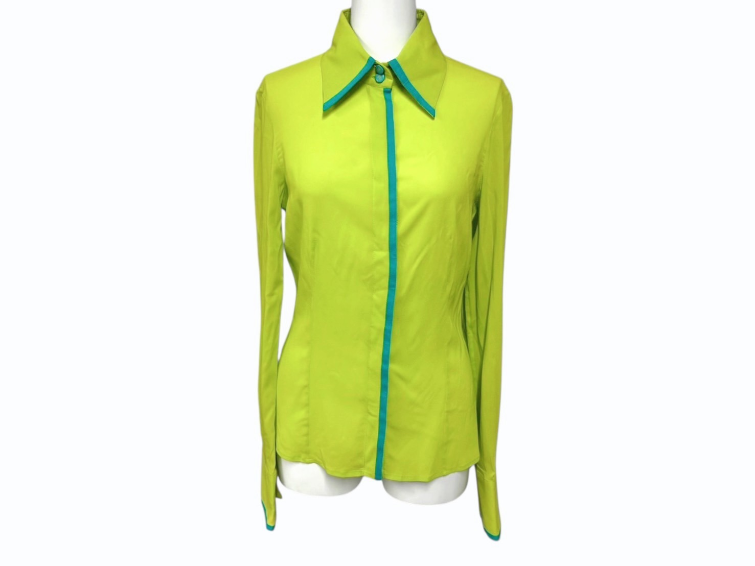 ヴェルサーチ VERSACE ヴィンテージ シルク100% シャツ メデューサ柄 ヴェルサーチ VERSACE ヴィンテージ シルク100% シャツ メデューサ柄