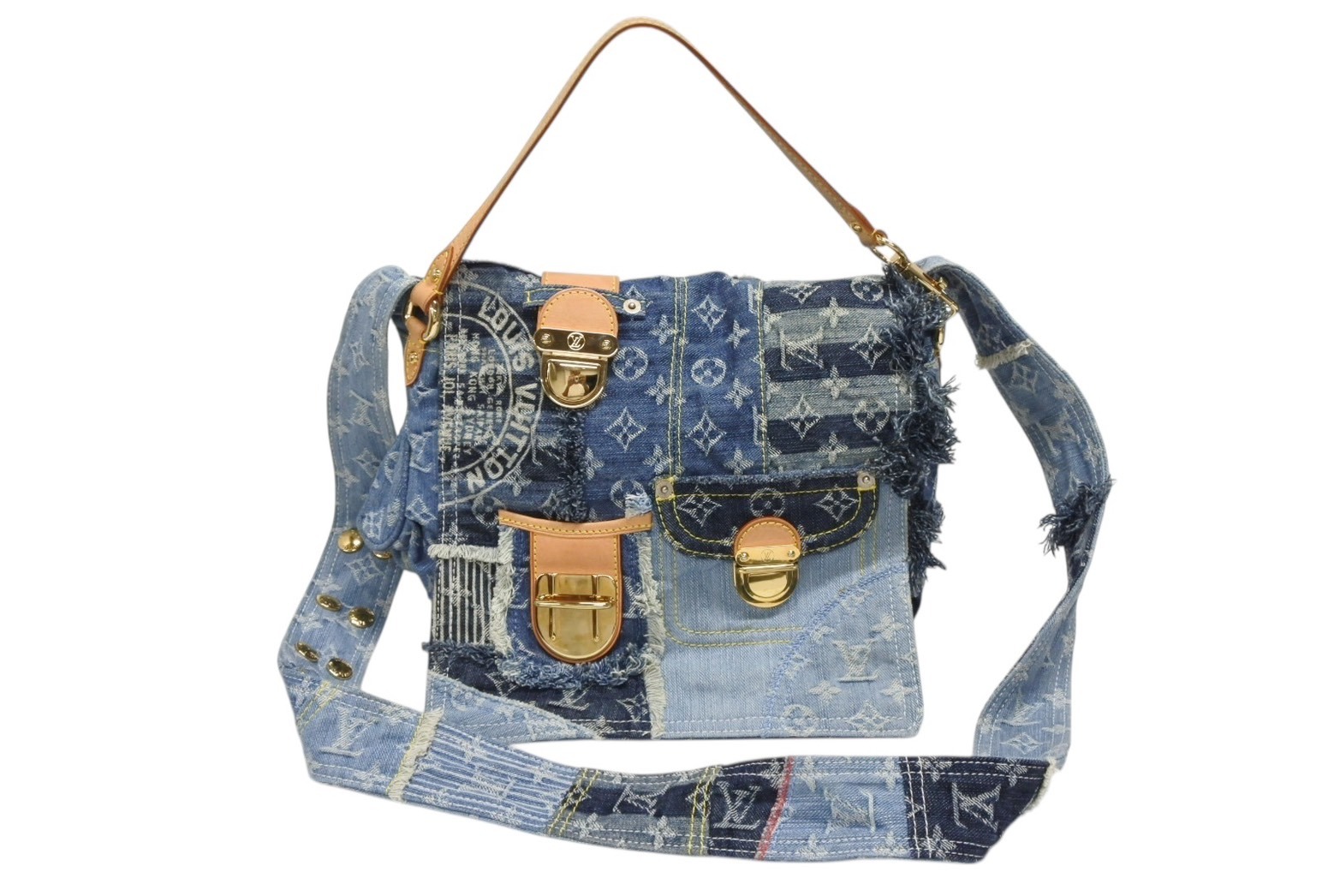 楽天市場】LOUIS VUITTON ルイヴィトン モノグラム デニム パッチ