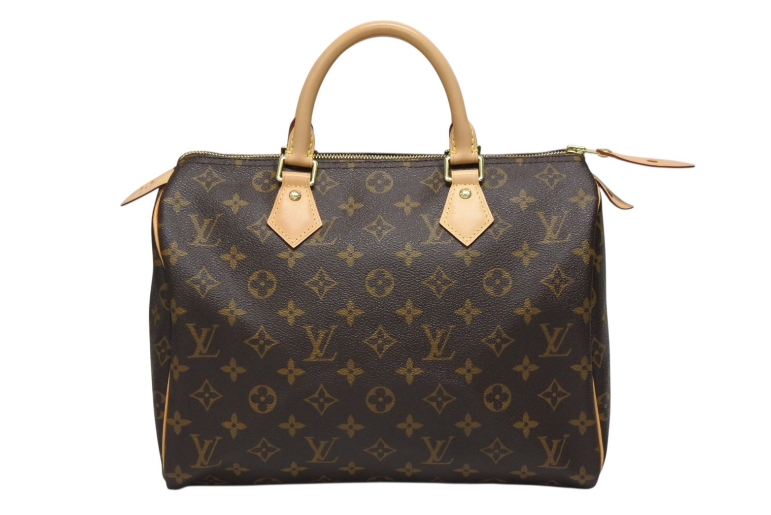 極美品 LOUIS VUITTON ルイヴィトン スピーディ30 ハンドバッグ M41526 モノグラムキャンバス ブラウン 中古 4b008622|Warashibe_Casanova