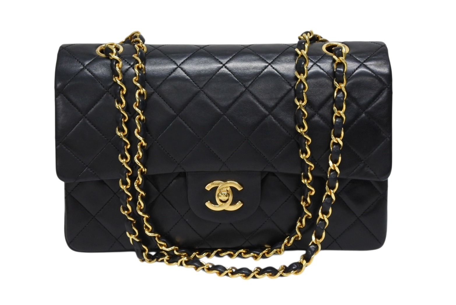 楽天市場】【極美品】CHANEL シャネル マトラッセ25Wフラップ チェーン