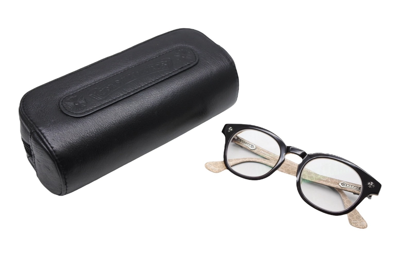 楽天市場】CHROME HEARTS BEARDED BABY-A Dark Tortoise 56-14-132