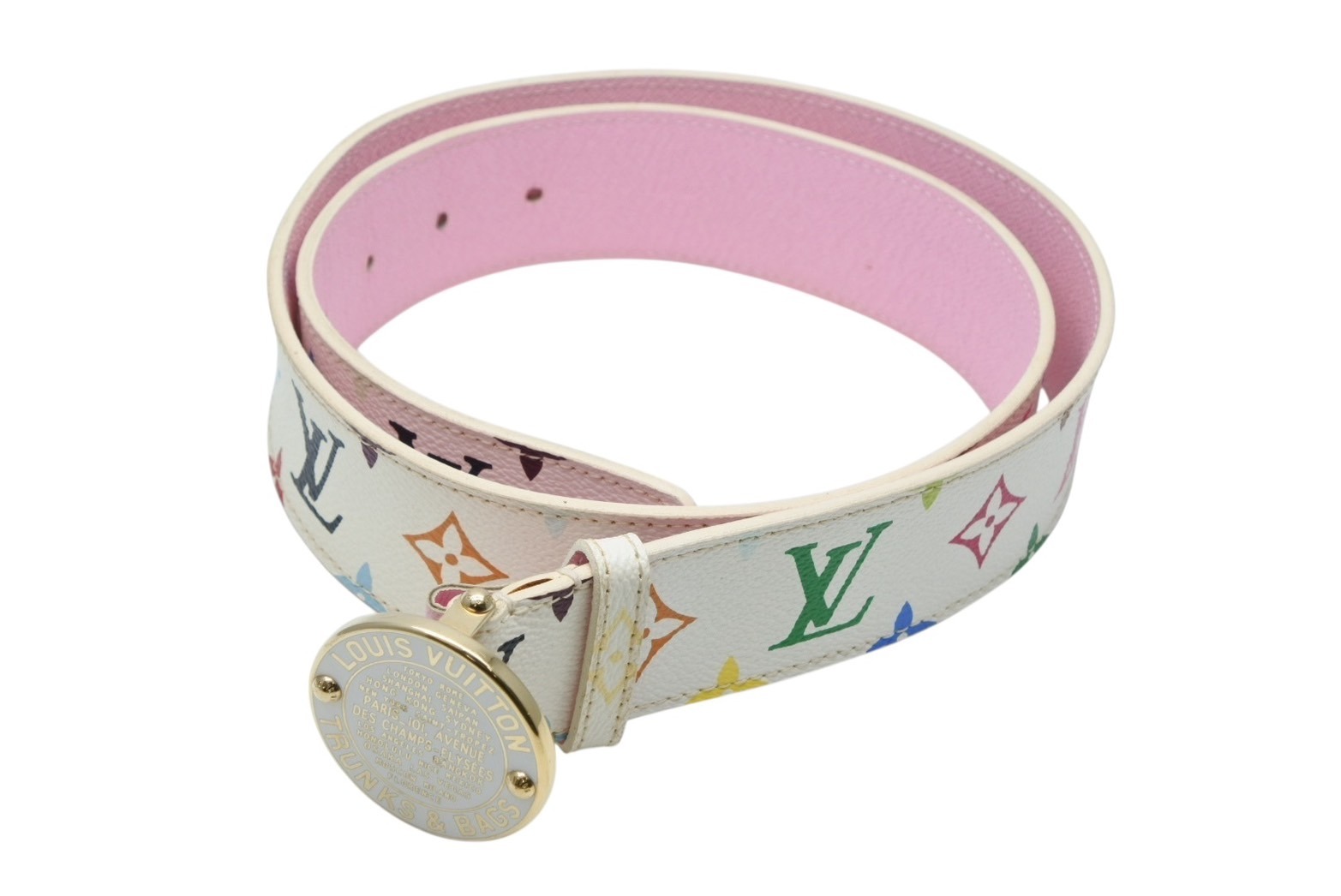 楽天市場】LOUIS VUITTON ルイ ヴィトン マルチカラー サンチュール