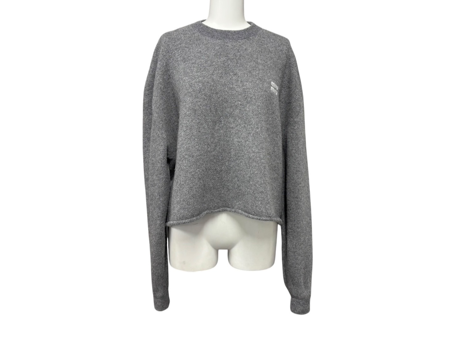 匿名配送】ミュウミュウ ニット セーター 長袖 サイズ38 匿名配送