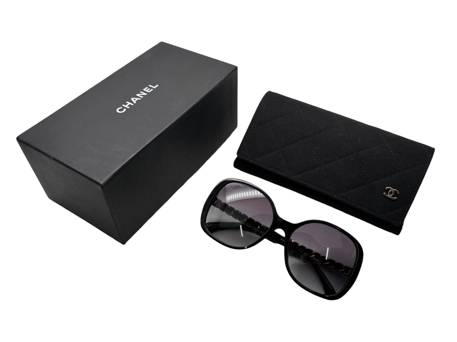 楽天市場】CHANEL シャネル チェーン サングラス ココマーク 01456