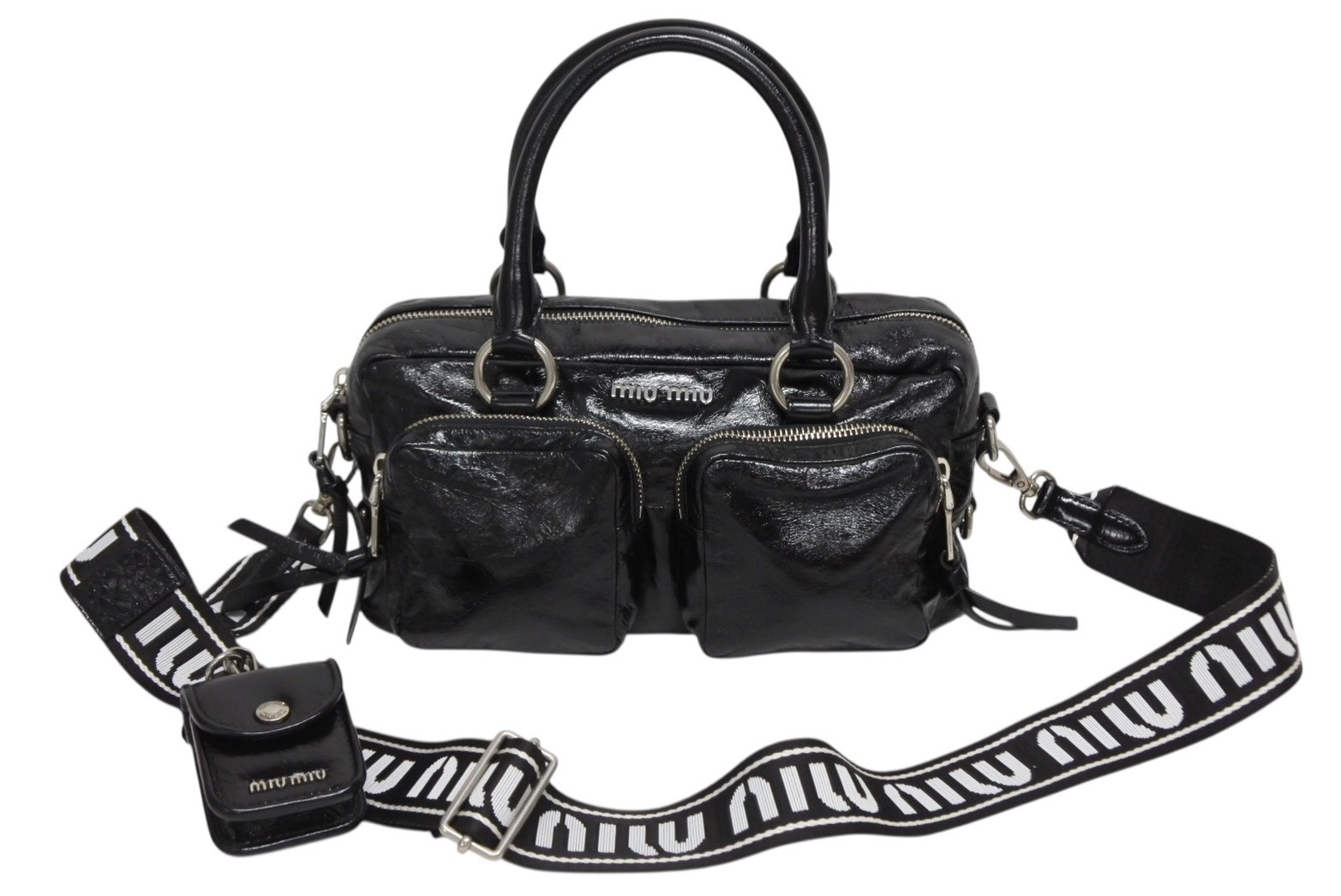 楽天市場】極美品 MIUMIU ミュウミュウ ショルダーバッグ 2WAY MADRAS