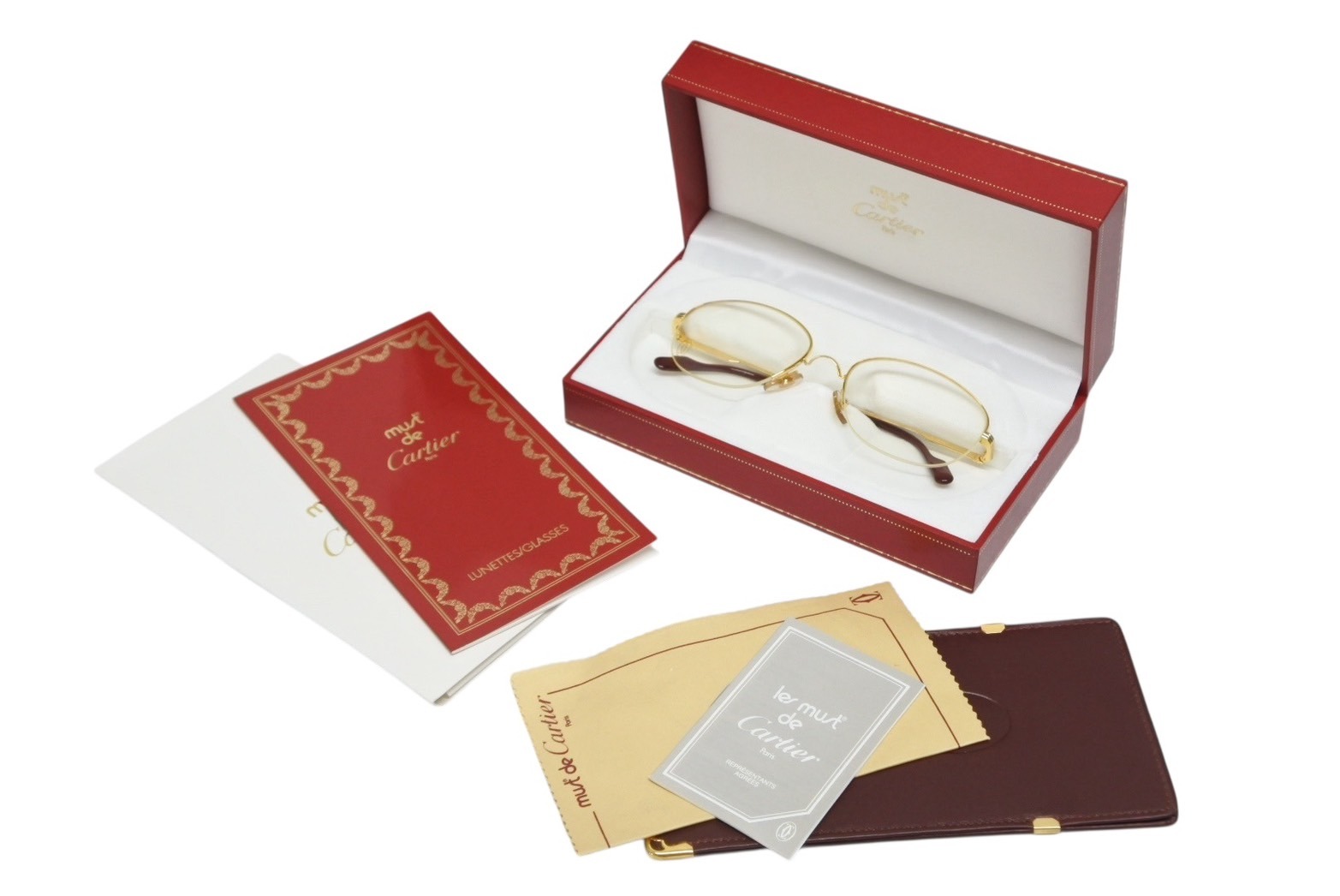 楽天市場】極美品 CARTIER カルティエ サングラス メガネ ウッド 度