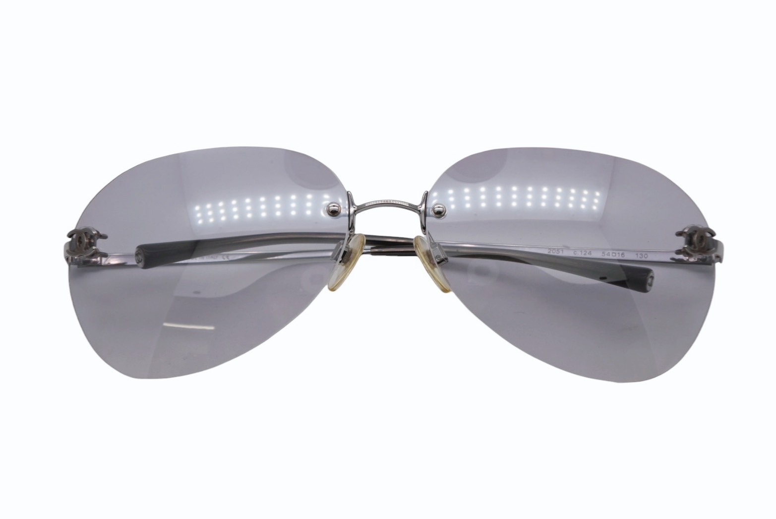 楽天市場】極美品 CHANEL シャネル リムレス サングラス 4067 c.225/90