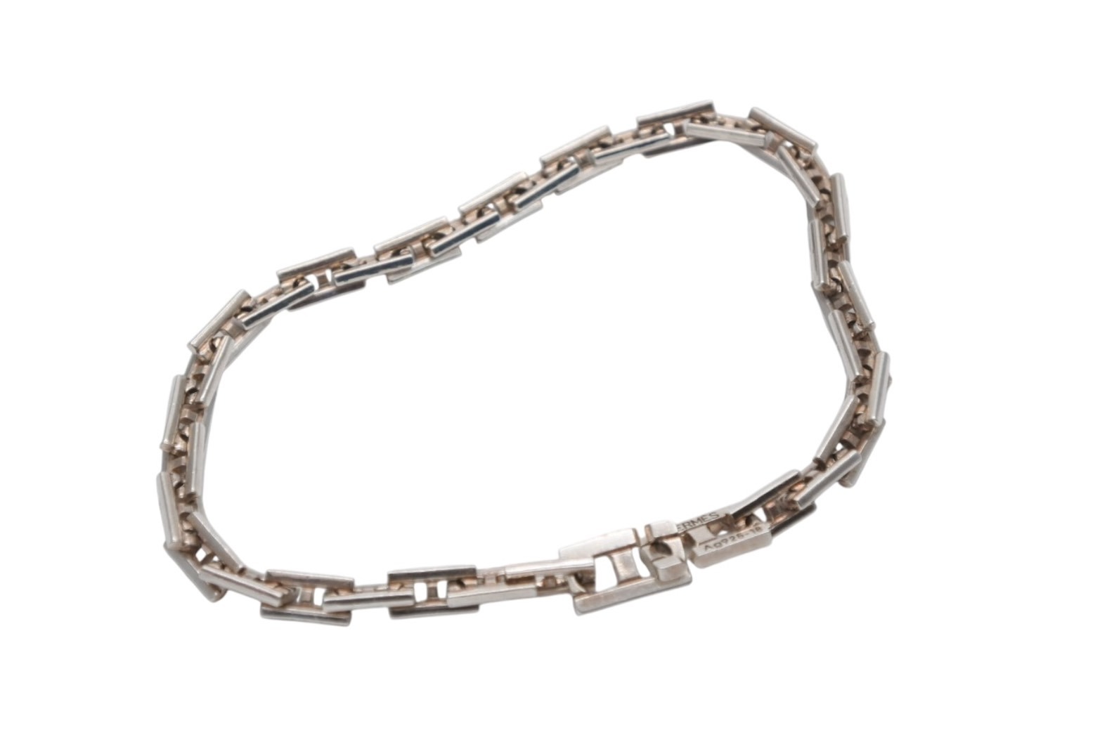 極美品 HERMES エルメス ヘラクレスPM ブレスレット バングル シルバー925 8.0g 18cm ヴィンテージ 中古 4b009619｜Warashibe_Casanova