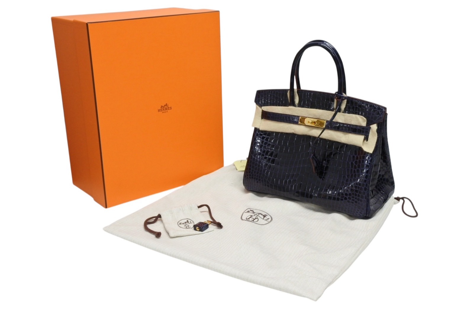 楽天市場】≪新品≫ HERMES エルメス バーキン クロコ ポロサス