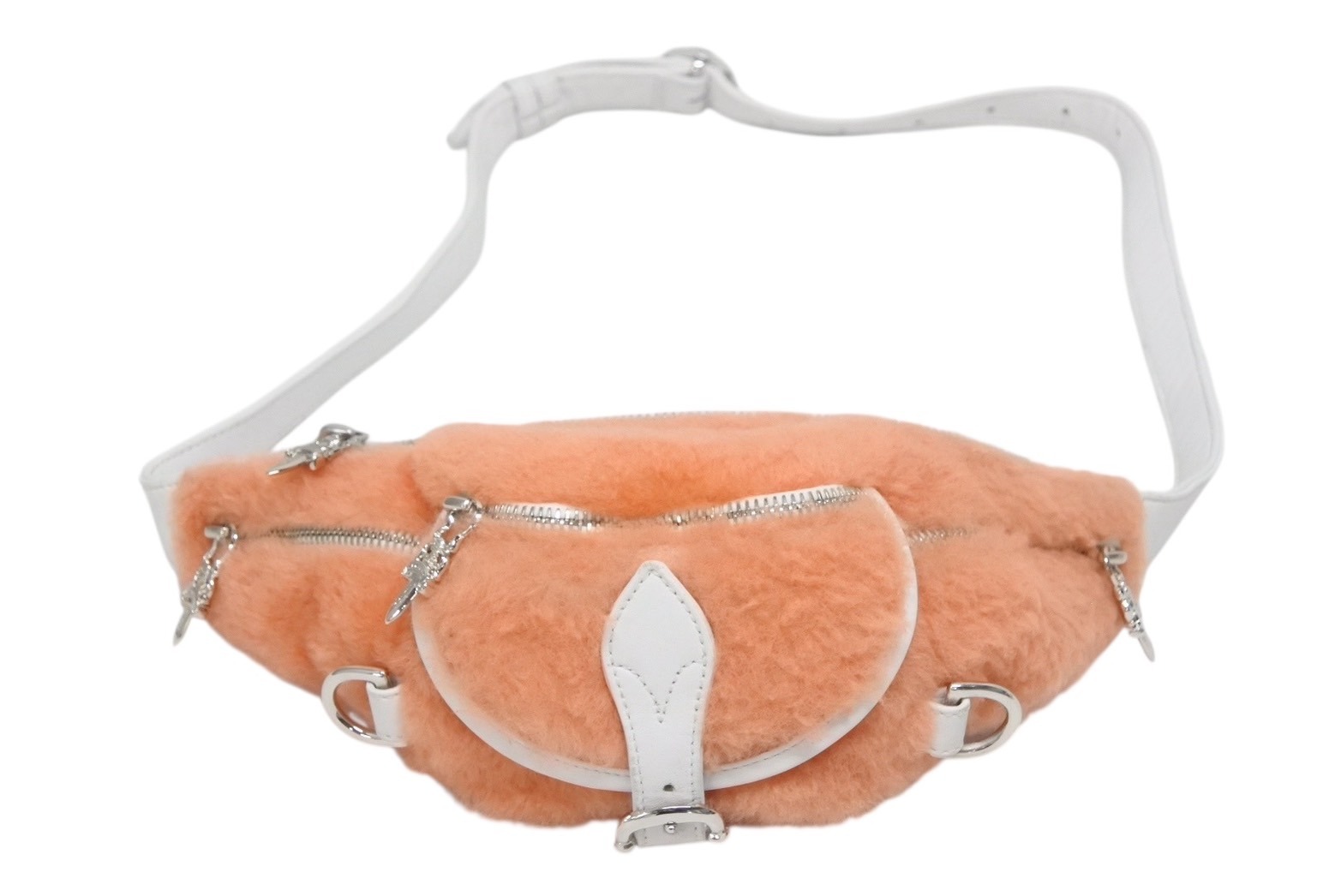 極美品 CHROME HEARTS クロムハーツ SNAT PACK MINI スナットハ?ック ミニ ショルダーバッグ ガンスリンガー ダガージップ 中古 4b009942