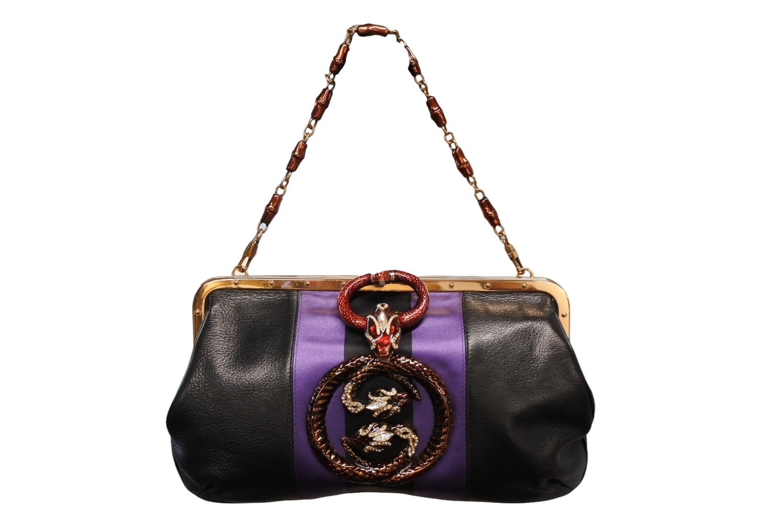 楽天市場】GUCCI グッチ バッグ ロゴエンボス エナメル ハンド ワン