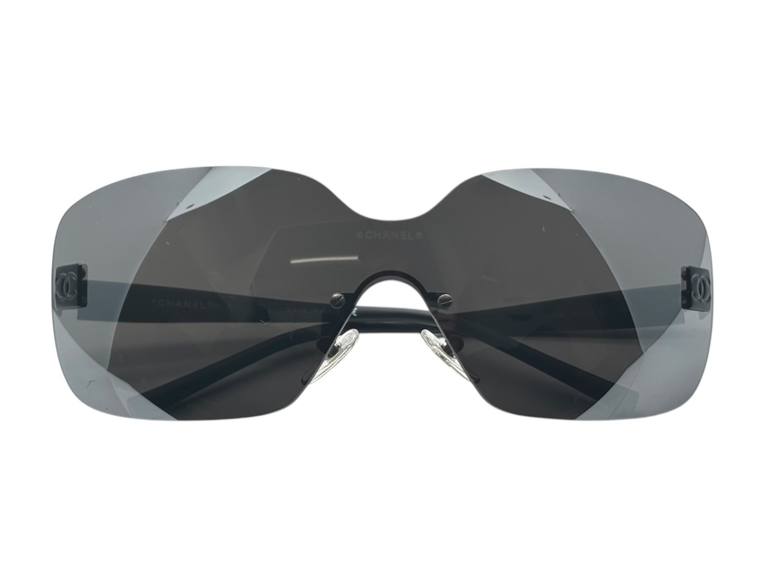 楽天市場】極美品 CHANEL シャネル リムレスサングラス ココマーク
