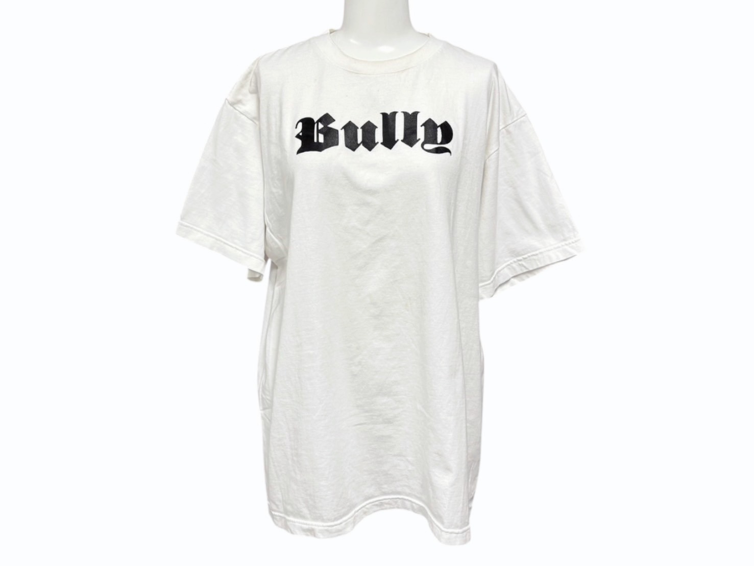Kanye West カニエウェスト Bully 半袖Tシャツ ホワイト サイズL 美品 中古 4b007983