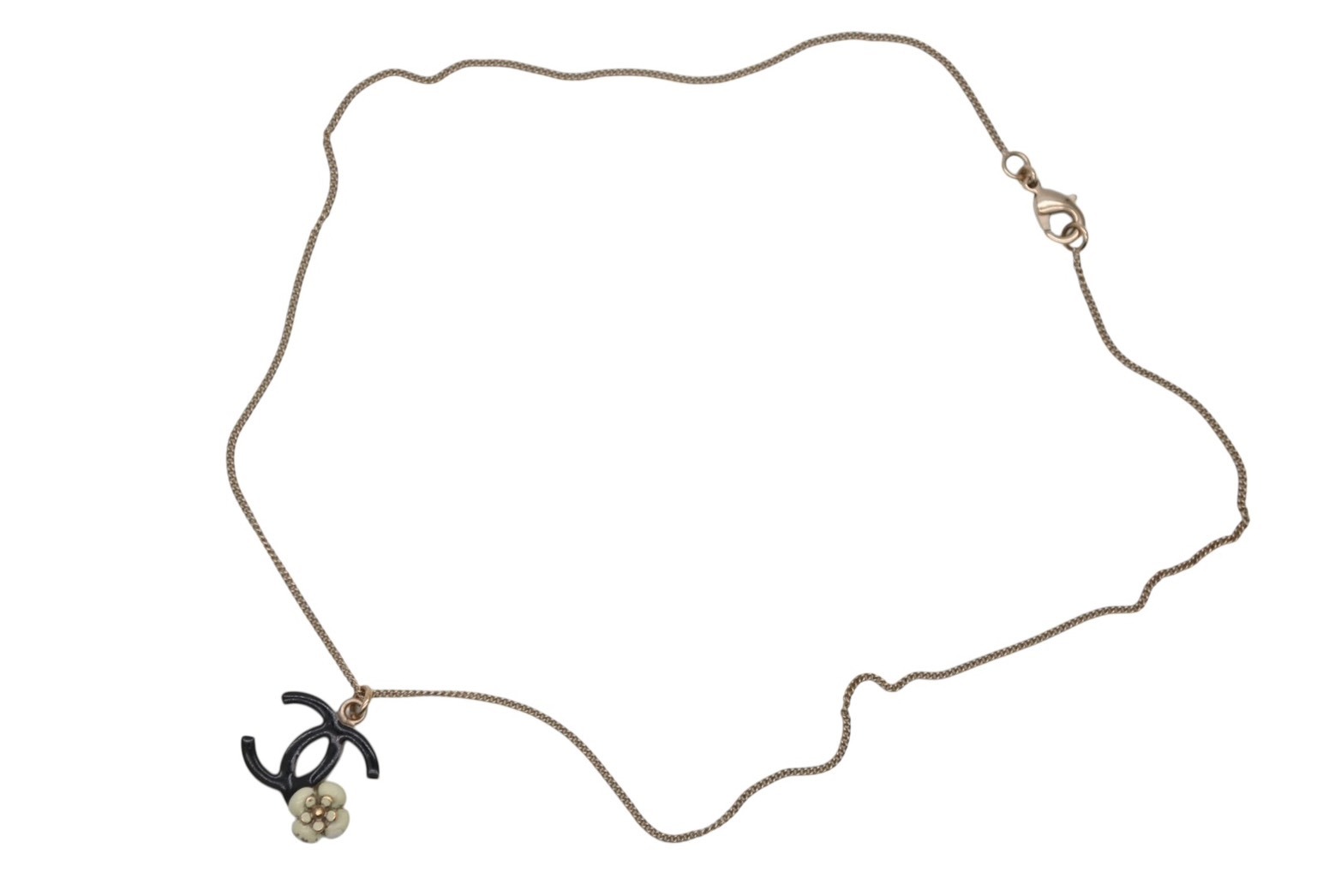 正規品 CHANEL シルバー ダブルCロゴ ネックレス シンプルで大人気 CHANEL ネックレス CCロゴ ゴールド/シルバー