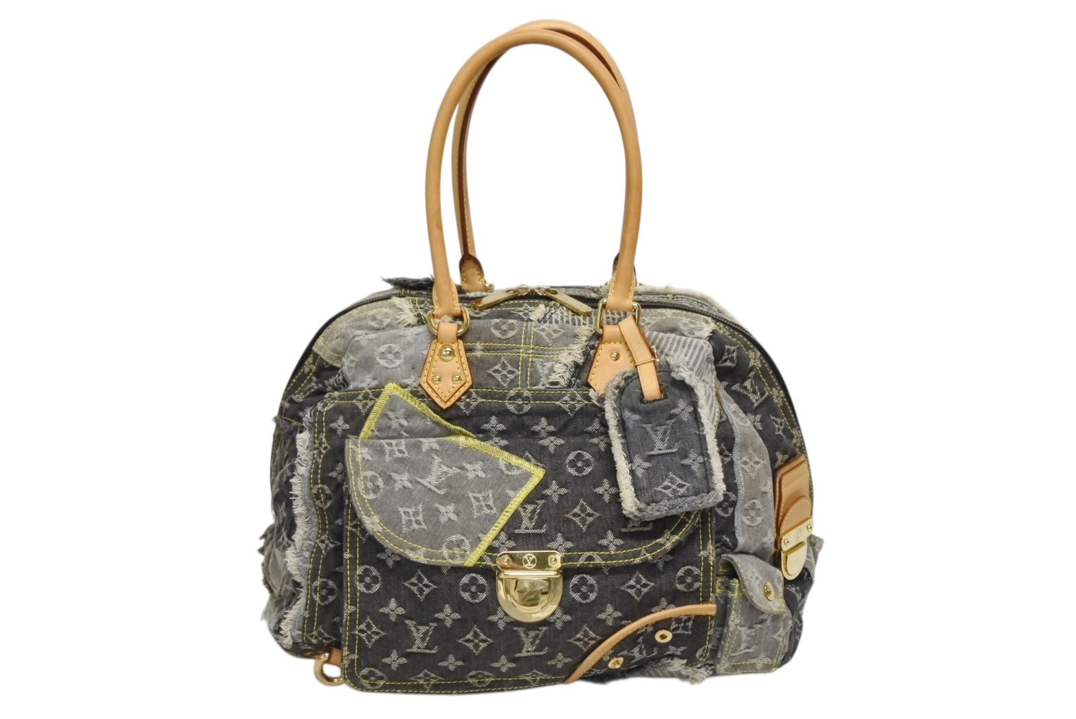 ルイヴィトン パッチワーク スピーディ 楽天市場】LOUIS VUITTON ルイヴィトン モノグラム デニム パッチ