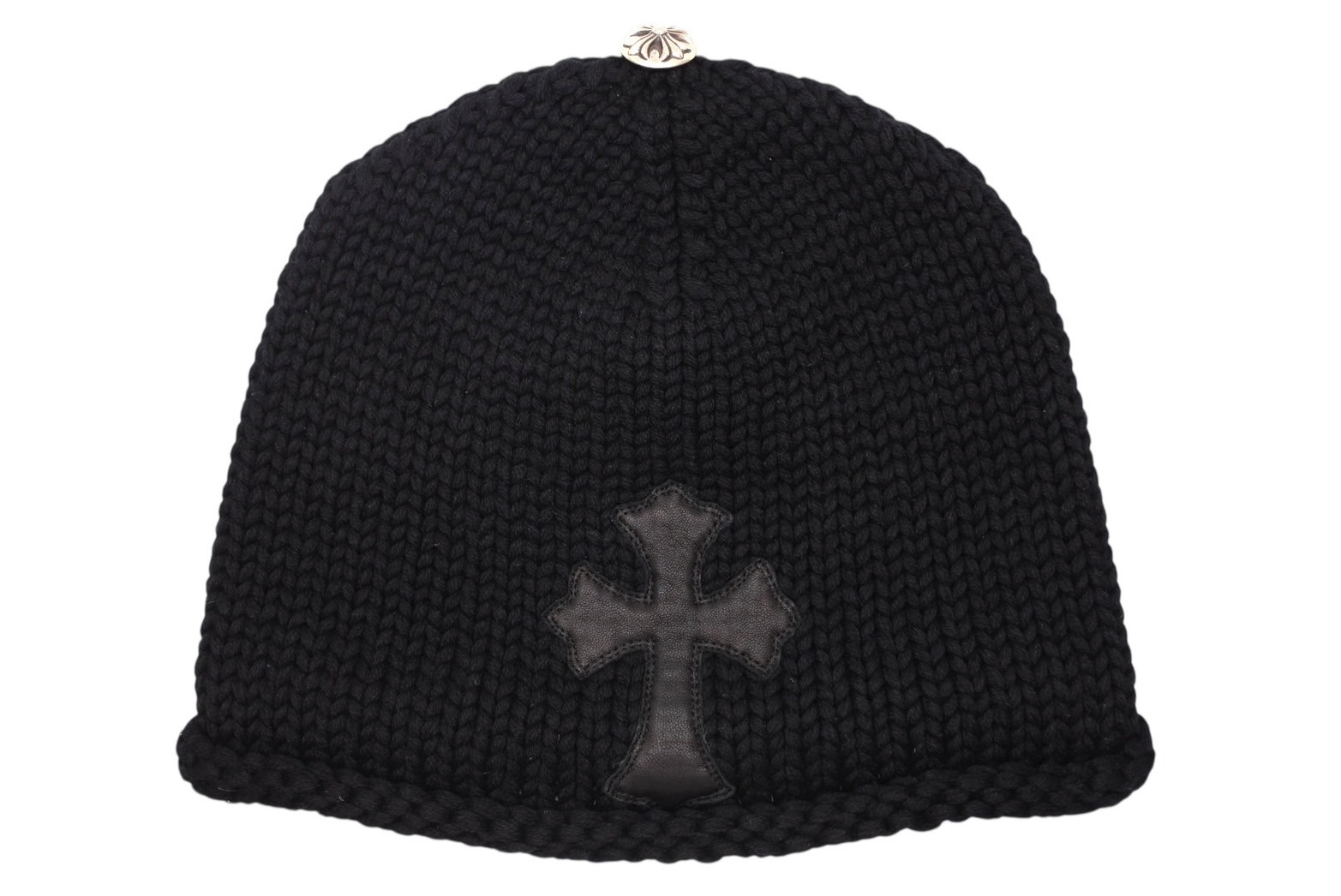 楽天市場】クロムハーツ ニットビーニー Pom-Pom シルバー クロス