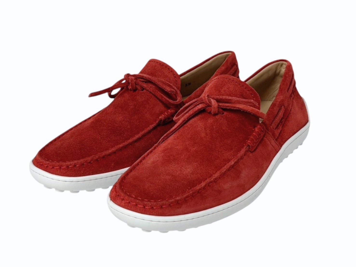 極美品 TOD'S トッズ ゴンミーニ XXM15C0CN50RE0R007 ドライビングシューズ レザー ローファー サイズ5.5 中古 4b010718|Warashibe_Casanova