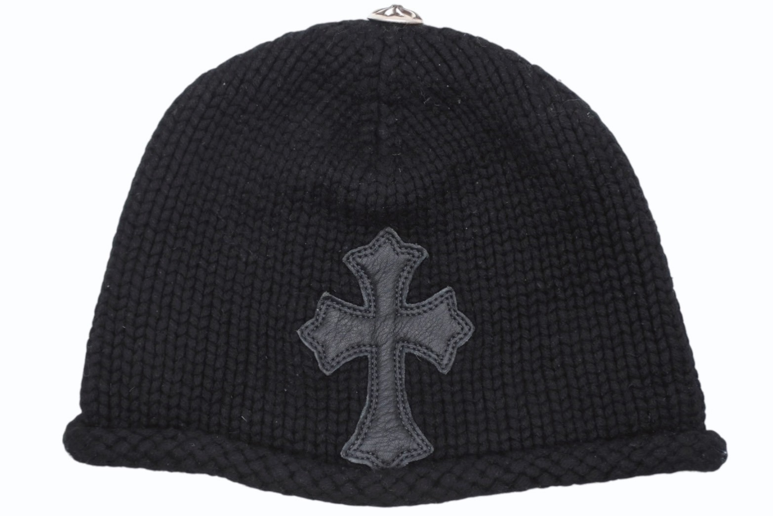 楽天市場】クロムハーツ ニットビーニー Pom-Pom シルバー クロス